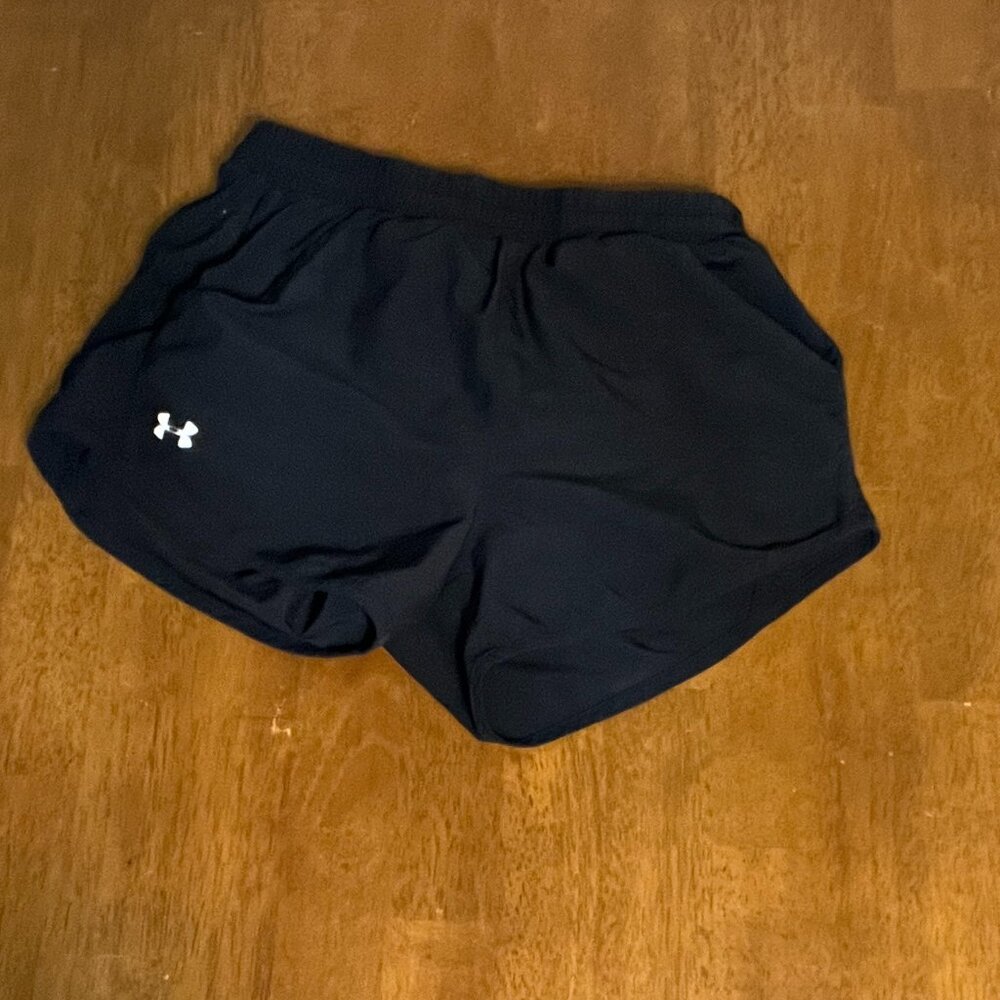 Under Armour | Black | Classic Lined Running Shorts